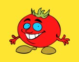 Coloring page Mr. Tomato painted byKArenLee