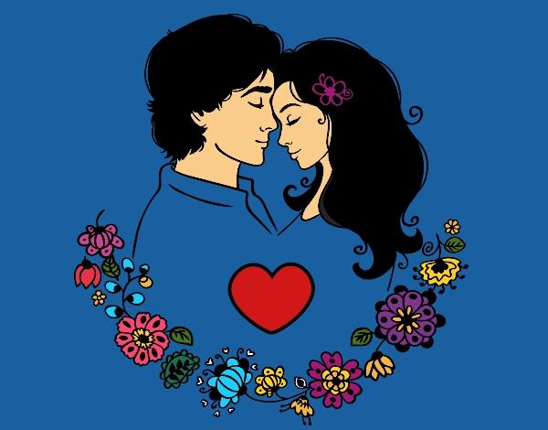Coloring page Perfect Love painted byKArenLee