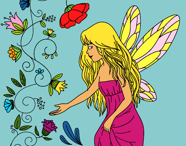 Coloring page Sylph painted byKArenLee