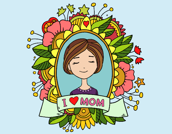 Coloring page  Tribute to all mothers painted bybarbie_kil