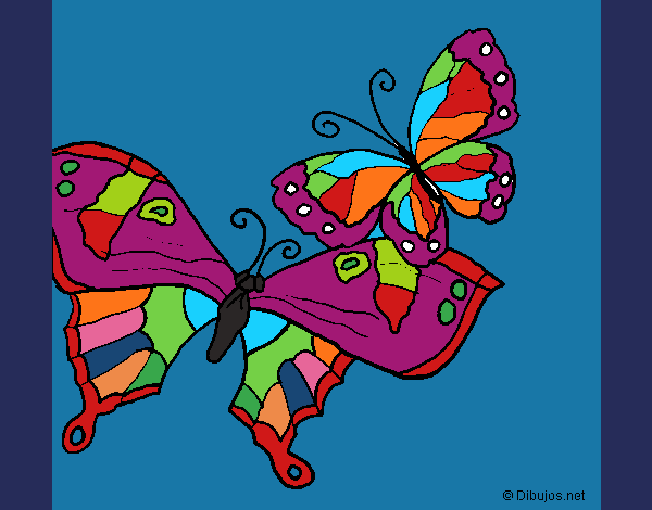 Coloring page Butterflies painted byKArenLee