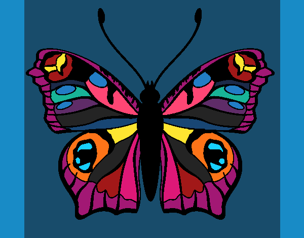 Coloring page Butterfly 20 painted byKArenLee
