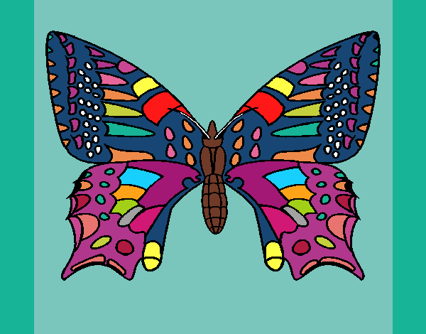 Coloring page Butterfly 5 painted byKArenLee