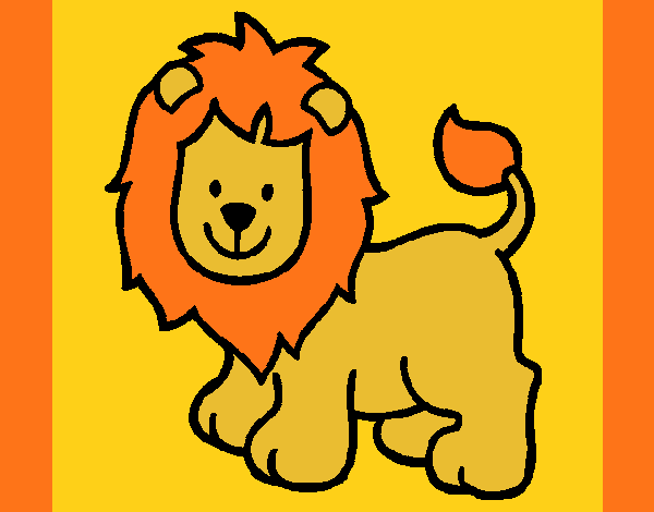 Coloring page Lion 4 painted byKArenLee