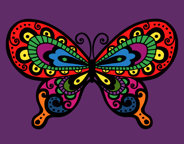 Coloring page Pretty Butterfly painted byKArenLee
