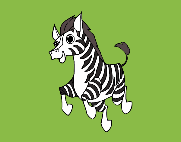 Coloring page A Zebra painted byKArenLee