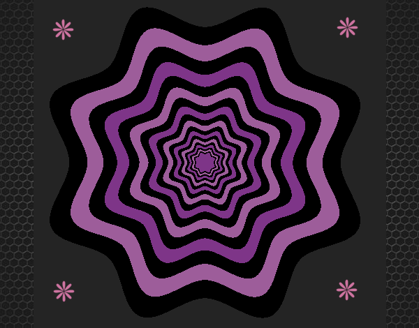 Coloring page Mandala 46 painted byCrazyDevil