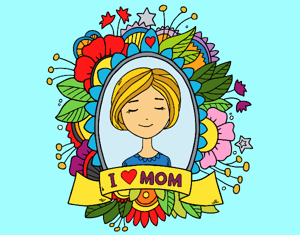Coloring page  Tribute to all mothers painted byKArenLee