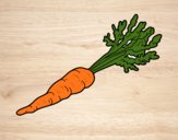 Coloring page Organic carrot painted bybarbie_kil