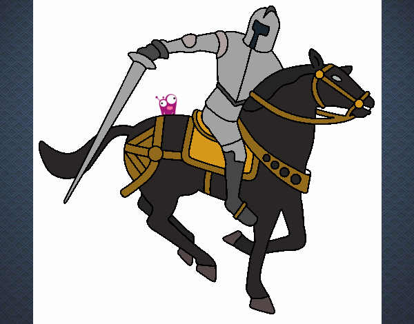 Knight on horseback IV