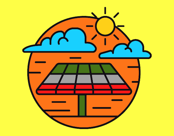 Coloring page Solar Energy painted bymindella