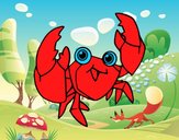 A velvet crab