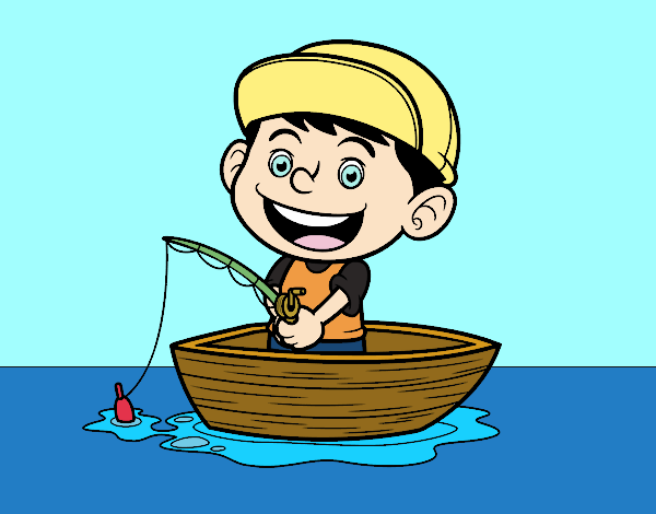 Little boy fishing