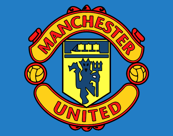 Colored page Manchester United FC crest painted by Lexi882
