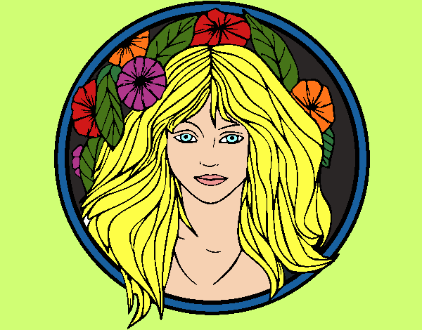 Coloring page Princess of the forest 2 painted byAish 