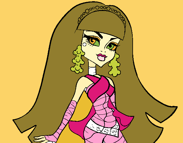 monster high cleo coloring pages