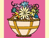 Basket of flowers 11