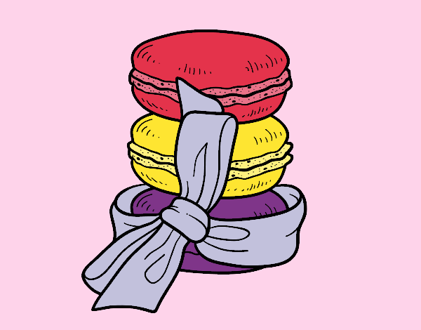 Coloring page Macarons painted byLexi882