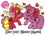 Coloring page Best Pony Friends Forever painted byRadical