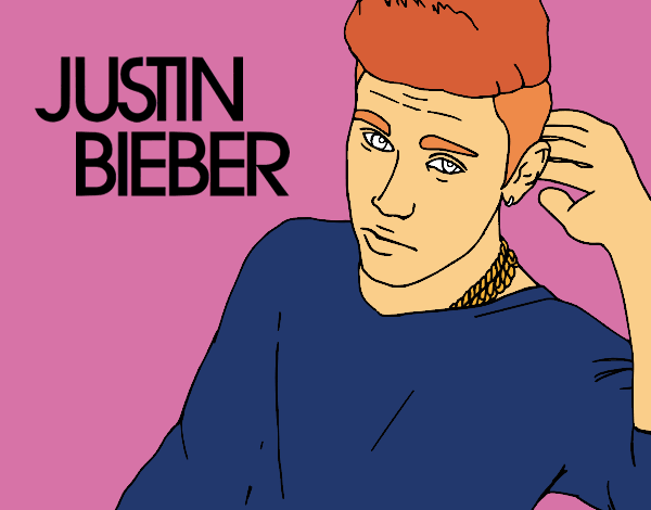 Coloring page Justin Bieber Popstar painted byLexi882