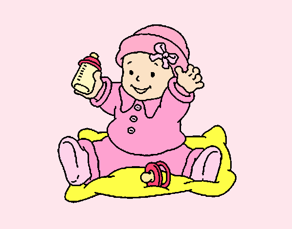 Coloring page Baby 3 painted byAnia