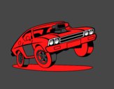 Coloring page Muscle car painted byjayjay