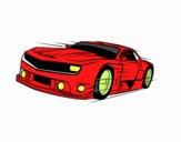 Coloring page Fast sports car painted byminh