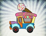 Ice cream food truck