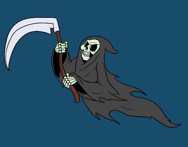 Coloring page Phantom death painted bypinkrose