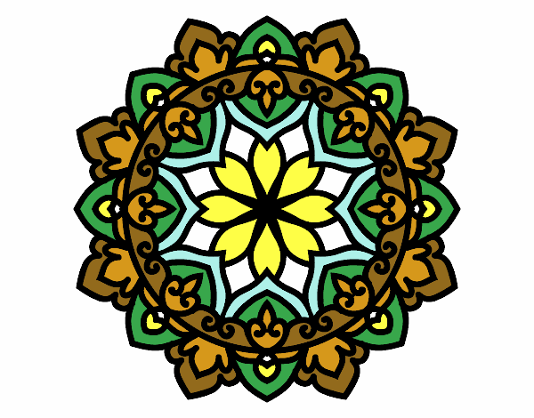 Coloring page Celtic mandala painted byPasserby42