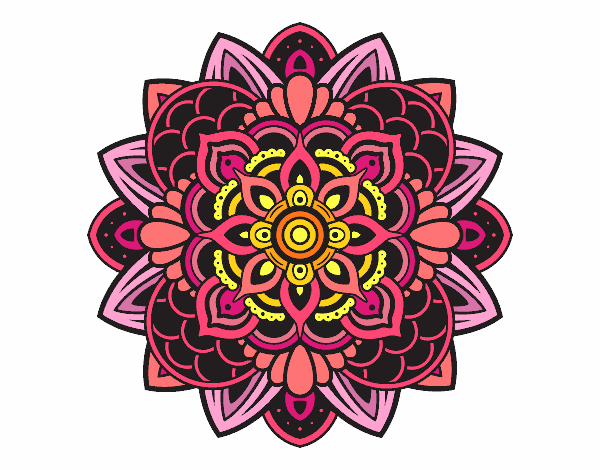 Coloring page Decorative mandala painted byPasserby42