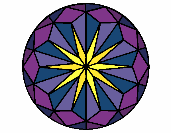 Coloring page Mandala 42 painted byPasserby42