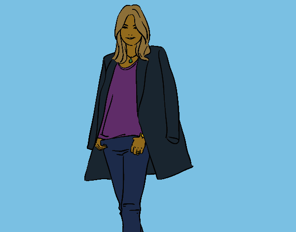 Coloring page Casual Style painted byCharlotte