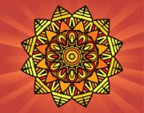 Coloring page Fruit mandala painted byPasserby42