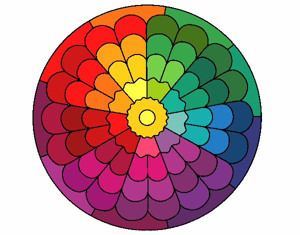 Coloring page Mandala 23 painted byPasserby42