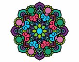 Coloring page Mandala meeting painted byPasserby42