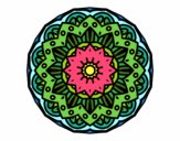 Coloring page Modernist mandala painted byPasserby42
