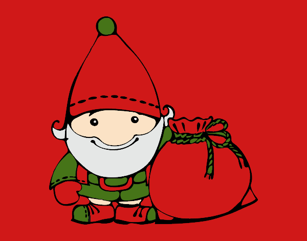 Santa Claus with his sack