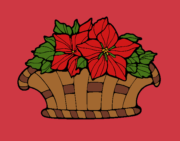 Basket of flowers 8