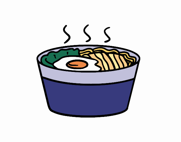 Coloring page Ramen painted bycecy