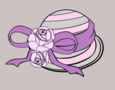 Coloring page Classical hat painted byAnia