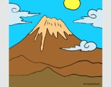 Coloring page Mount Fuji painted byAnia