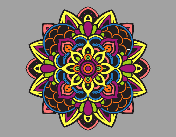 Coloring page Decorative mandala painted byMaddi10