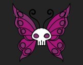Coloring page Emo butterfly painted byCarapherne