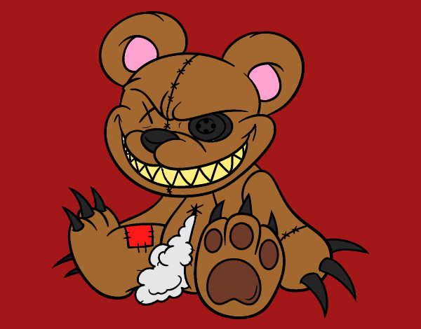 Coloring page Monstrous bear painted byCarapherne