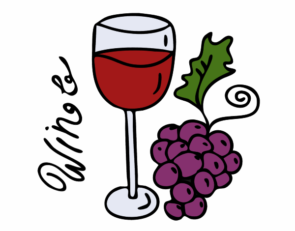 Coloring page Red wine painted bylilnae33