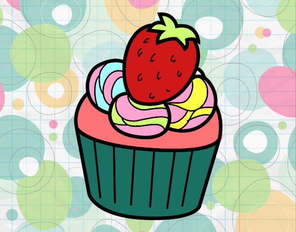 Coloring page Strawberry chocolate painted bylilnae33