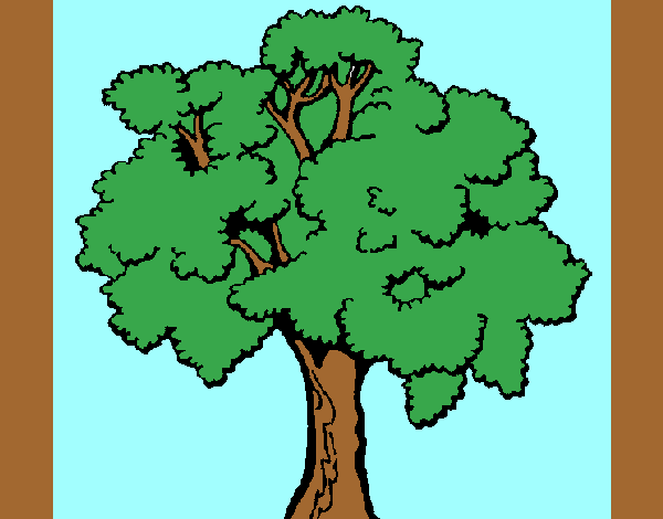 Coloring page Tree 1 painted byAnia