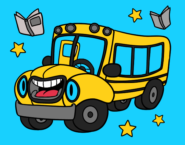 Coloring page Animated bus painted byCherokeeGl