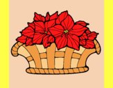 Coloring page Basket of flowers 8 painted byAnia